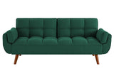 New Design Velvet Sofa Furniture Adjustable Backrest Easily Assembles Loveseat