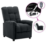 Recliner Dark Grey Fabric