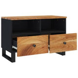 TV Stand 27.6"x13"x18.1" Solid Wood Acacia