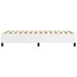 Bed Frame White 39.4"x74.8" Twin Faux Leather