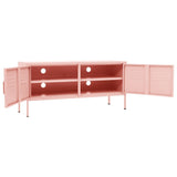 TV Cabinet Pink 41.3"x13.8"x19.7" Steel