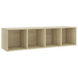 3 Piece TV Cabinet Set Sonoma Oak Engineered Wood