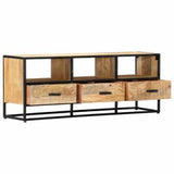 TV Cabinet 47.2"x11.8"x17.7" Solid Mango Wood