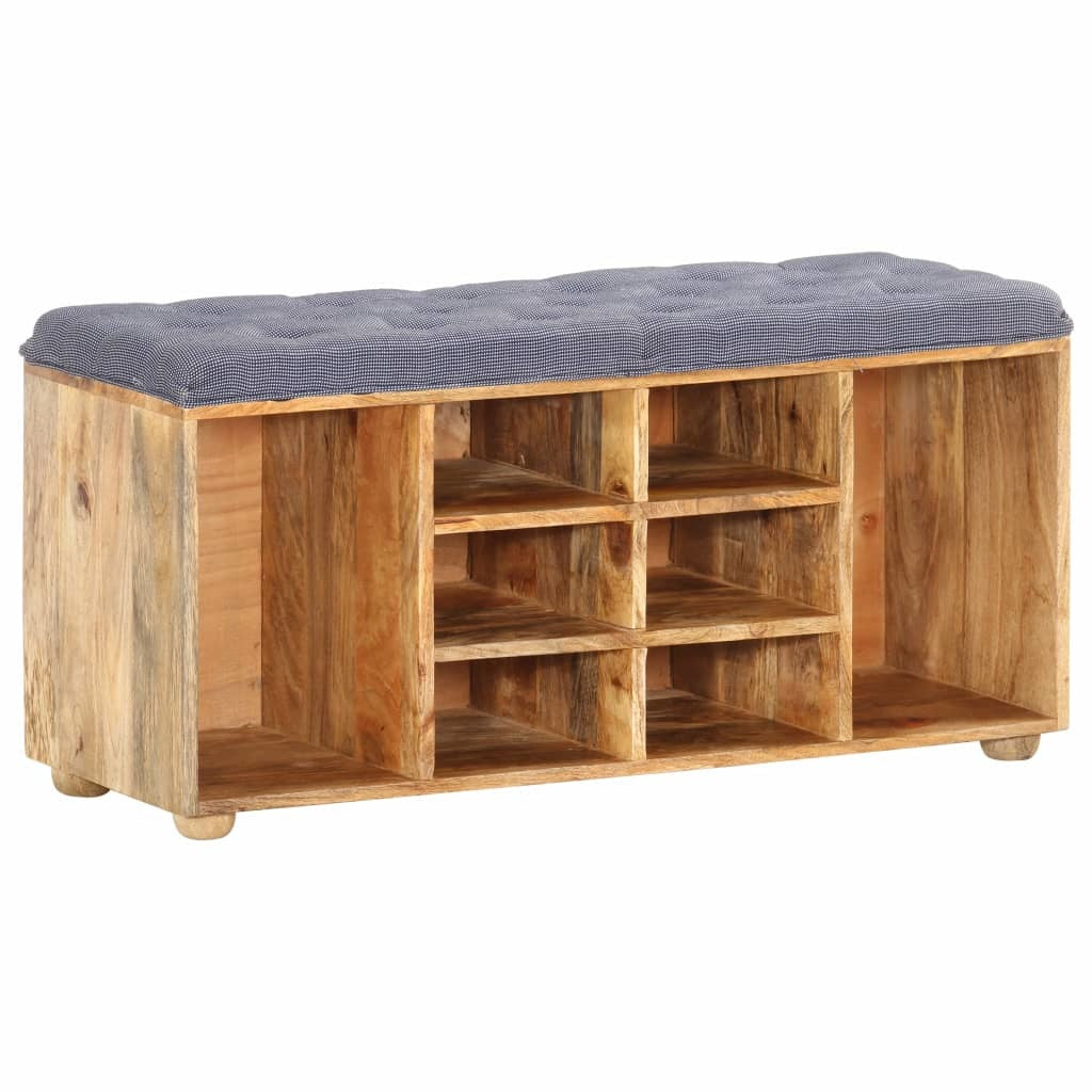 Hall Bench 39.4"x13.8"x18.5" Solid Mango Wood