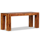 Bench Solid Sheesham Wood 43.3"x13.8"x17.7"