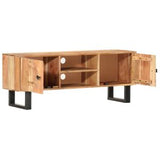 TV Cabinet 46.5"x11.8"x17.7" Solid Acacia Wood